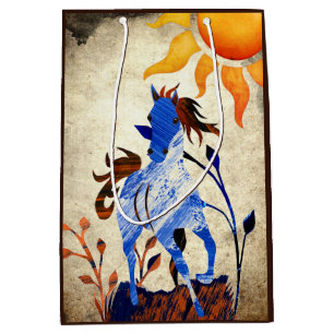 Wild Pony with Sun Horse Medium Gift Bag