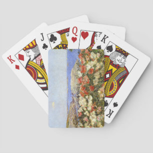 Wild Poppies on the Isles of Shoals Playing Cards