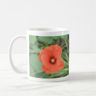 Wild Poppy Flower Mug