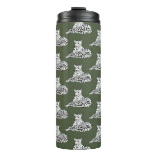 Wild Presence Green Black White Thermal Tumbler