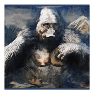 Wild Primate - African Gorilla Photo Print