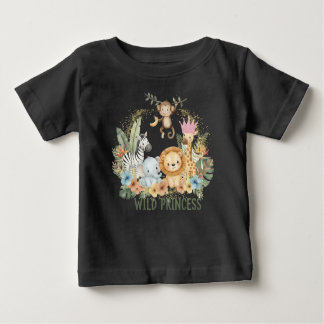 Wild Princess - Jungle Animals Baby T-Shirt