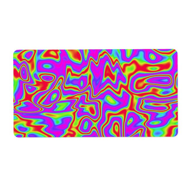 Wild Psychedelic Liquid Colours (Front)