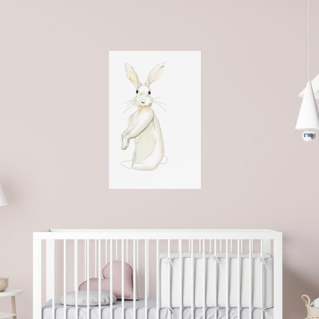 Wild Rabbit Sketch Poster (Nursery 2)