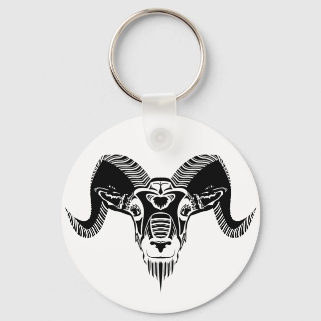 wild ram key ring (Front)
