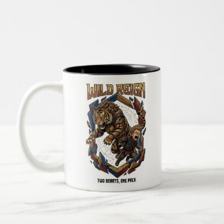 Wild Reign – Savage Bond Graphic Two-Tone Coffee Mug