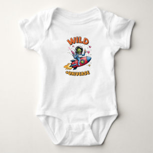 Wild Retro Vintage Robotic ROBOT Sci-Fi Tech Art Baby Bodysuit
