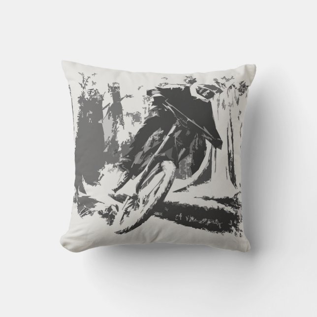 Wild Ride! - BMX Racer Cushion (Front)
