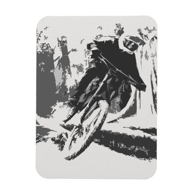 Wild Ride! - BMX Racer Magnet (Vertical)