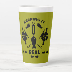 Wild River Fishing Latte Mug