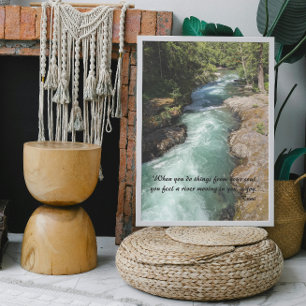 Wild River Rumi Poetry Verse Photo Print