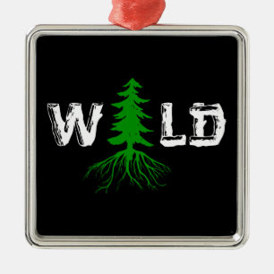 Wild Roots Outdoors Metal Ornament