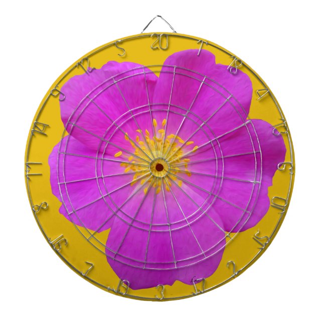 Wild Rose 2 Dartboard (Front)