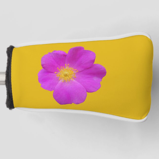 Wild Rose 2 Golf Head Cover (Front)