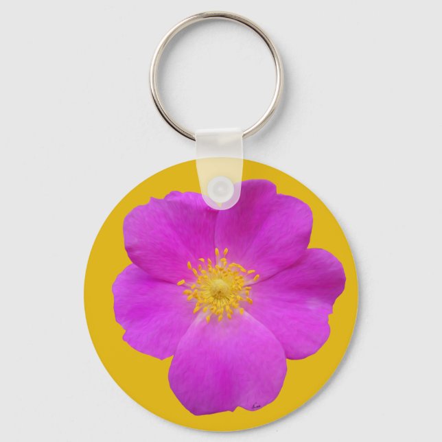 Wild Rose 2 Key Ring (Front)