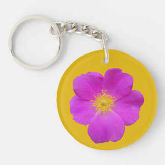 Wild Rose 2 Key Ring