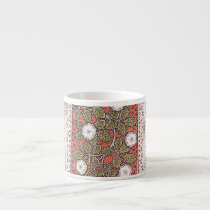 Wild Rose Art Illustration Flower Pattern Espresso Cup