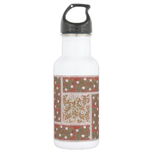 Wild Rose Art Illustration Flower Vintage 532 Ml Water Bottle