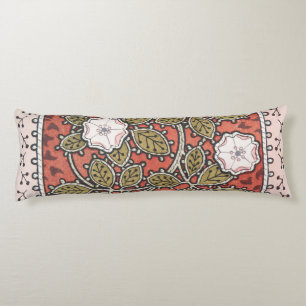 Wild Rose Art Illustration Flower Vintage Body Cushion