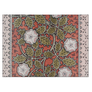 Wild Rose Art Illustration Flower Vintage Cutting Board