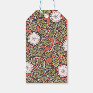 Wild Rose Art Illustration Flower Vintage Gift Tags