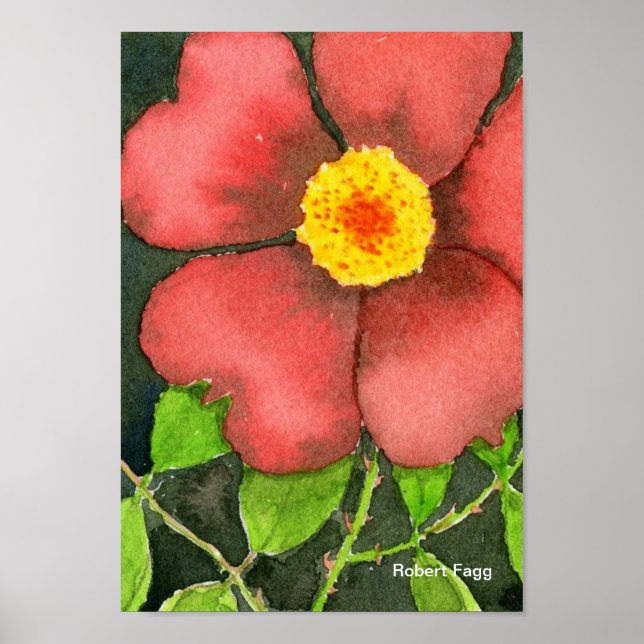 Wild Rose Art Print (Front)