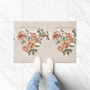 Wild Rose Blooms Doormat