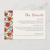 Wild Rose Floral Petals Garden Affair Wedding