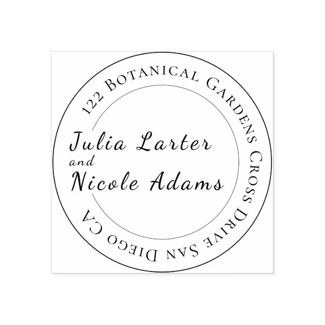 Wild Rose Floral Petals Garden Affair Wedding Rubber Stamp (Imprint)