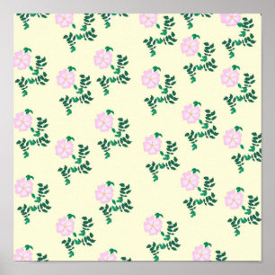 Wild Rose Flower  Poster