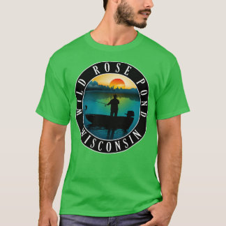 Wild Rose Pond Wisconsin Fishing T-Shirt