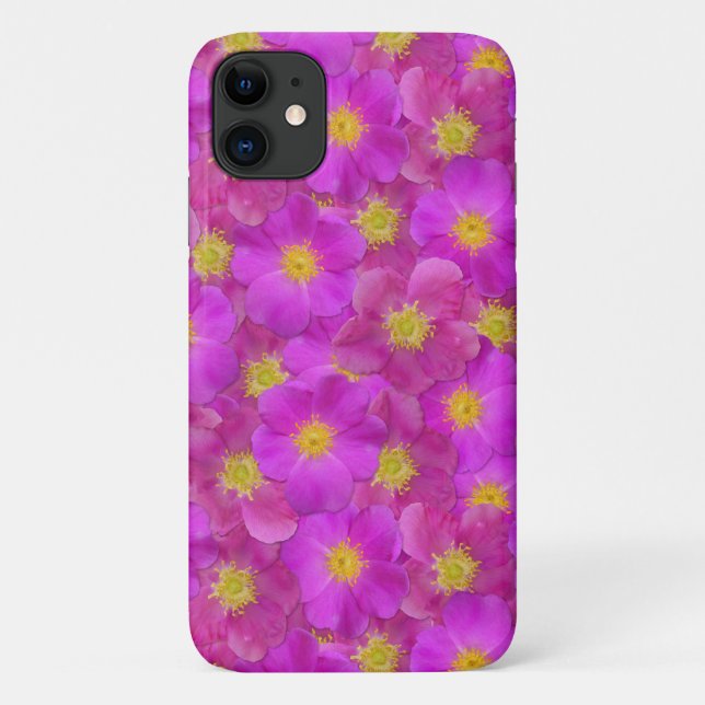 Wild Rose Seamless Pattern Case-Mate iPhone Case (Back)