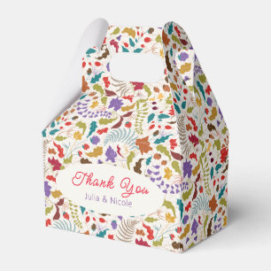 Wild Rose Woods Exotic Flower Garden Wedding Favour Box