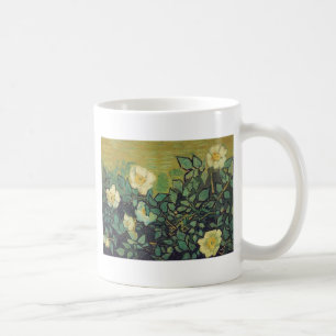 Wild Roses,1890. Vincent van Gogh. Coffee Mug