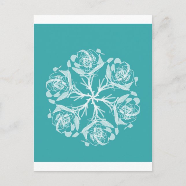 wild roses 1.png postcard (Front)