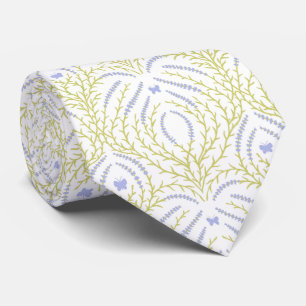 Wild roses and butterflies /pink/pale green/yellow tie