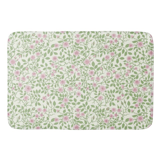 Wild roses  bath mat (Front)