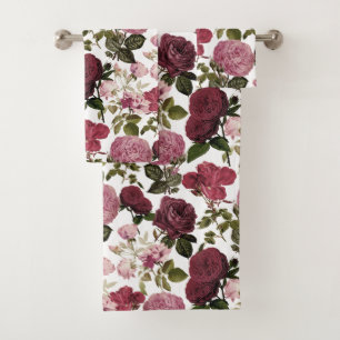 Wild Roses Bath Towel Set