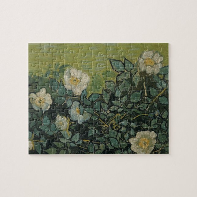 Wild Roses by Vincent van Gogh Jigsaw Puzzle (Horizontal)