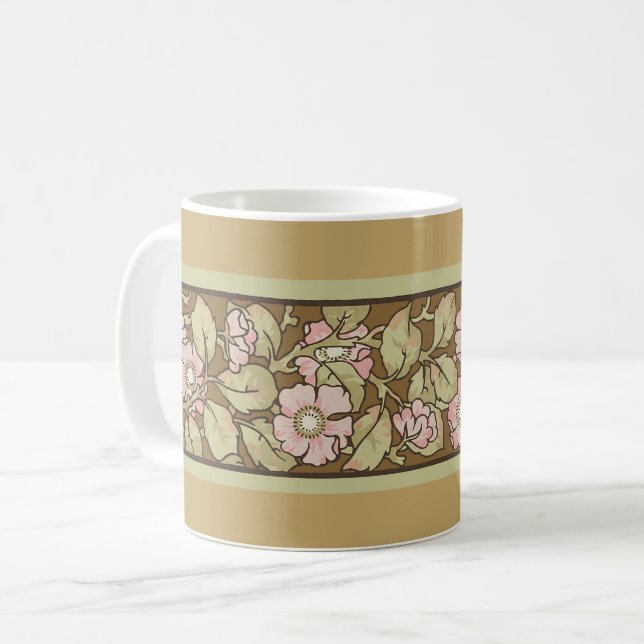 Wild Roses Coffee Mug (Front Left)