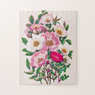 Wild Roses Jigsaw Puzzle