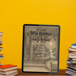 Wild Rumpus Birthday Invitation