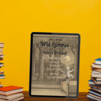 Wild Rumpus Birthday Invitation