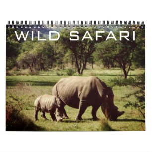 wild safari 2027 calendar