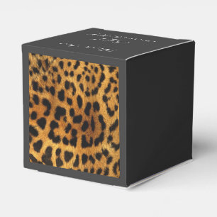 wild Safari animal cheetah girly leopard print Favour Box