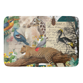 Wild Safari Animals Placemat Bath Mat