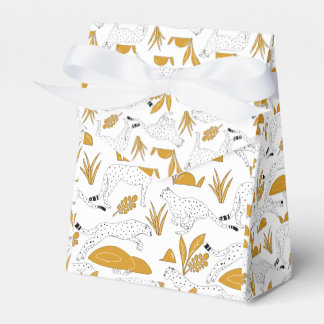 wild safari cheetahs favour box