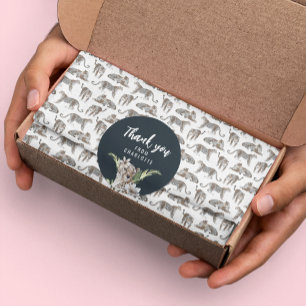 Wild Safari Jungle Leopard Patterned  Tissue Paper