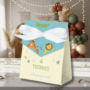 Wild safari kids birthday favour box