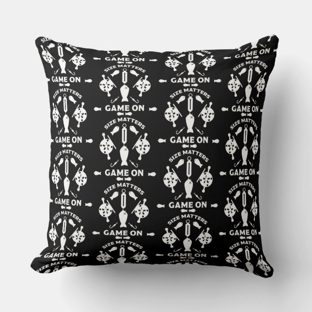 Wild Salmon Fishing Cushion (Front)